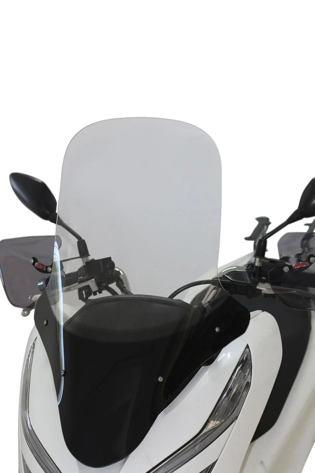 Honda PCX 2021-2024 Uyumlu Ön Cam Şeffaf