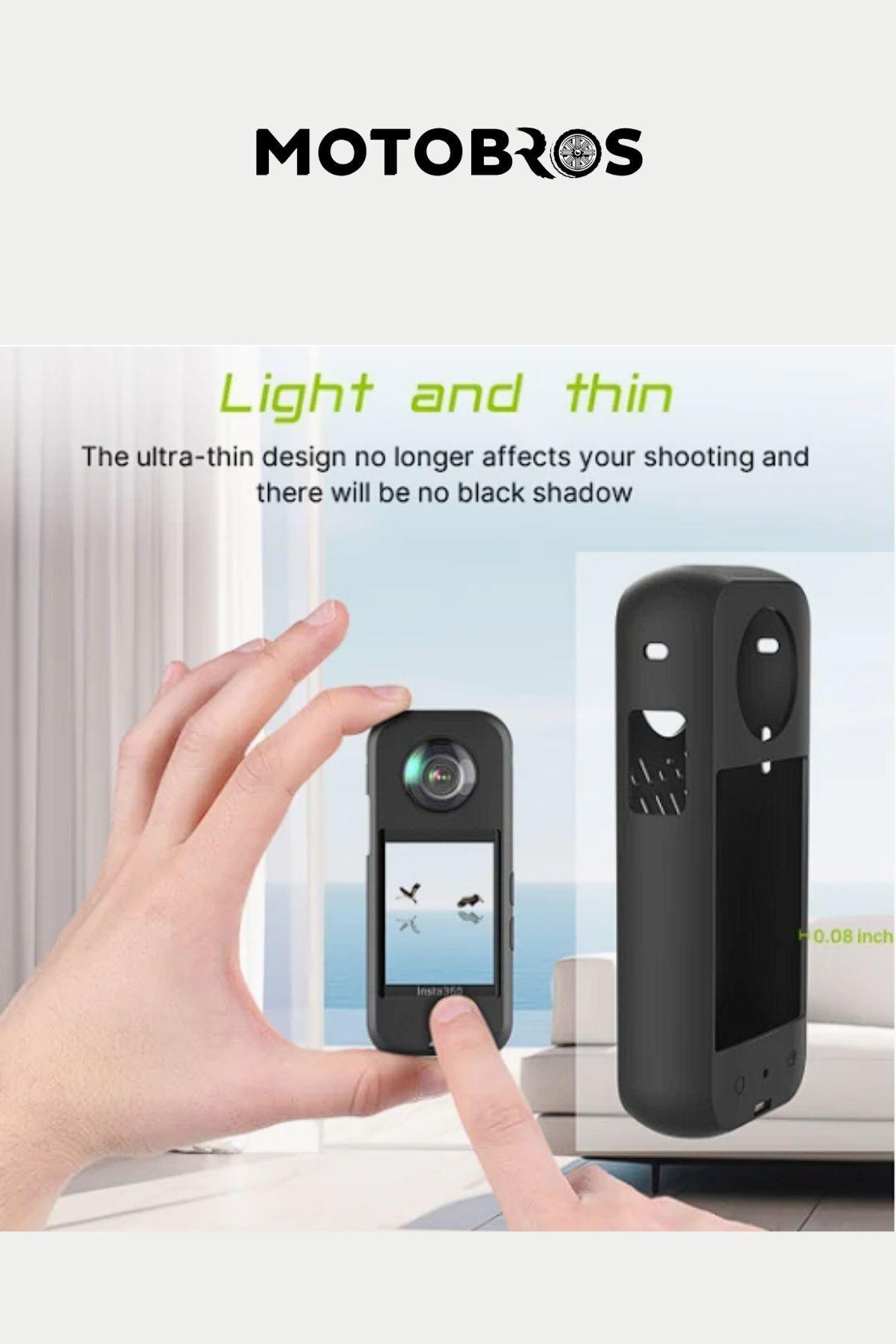 İnsta 360 Koruma Kılıfı Insta 360 Silicone Case X3 Uyumlu Case Guard