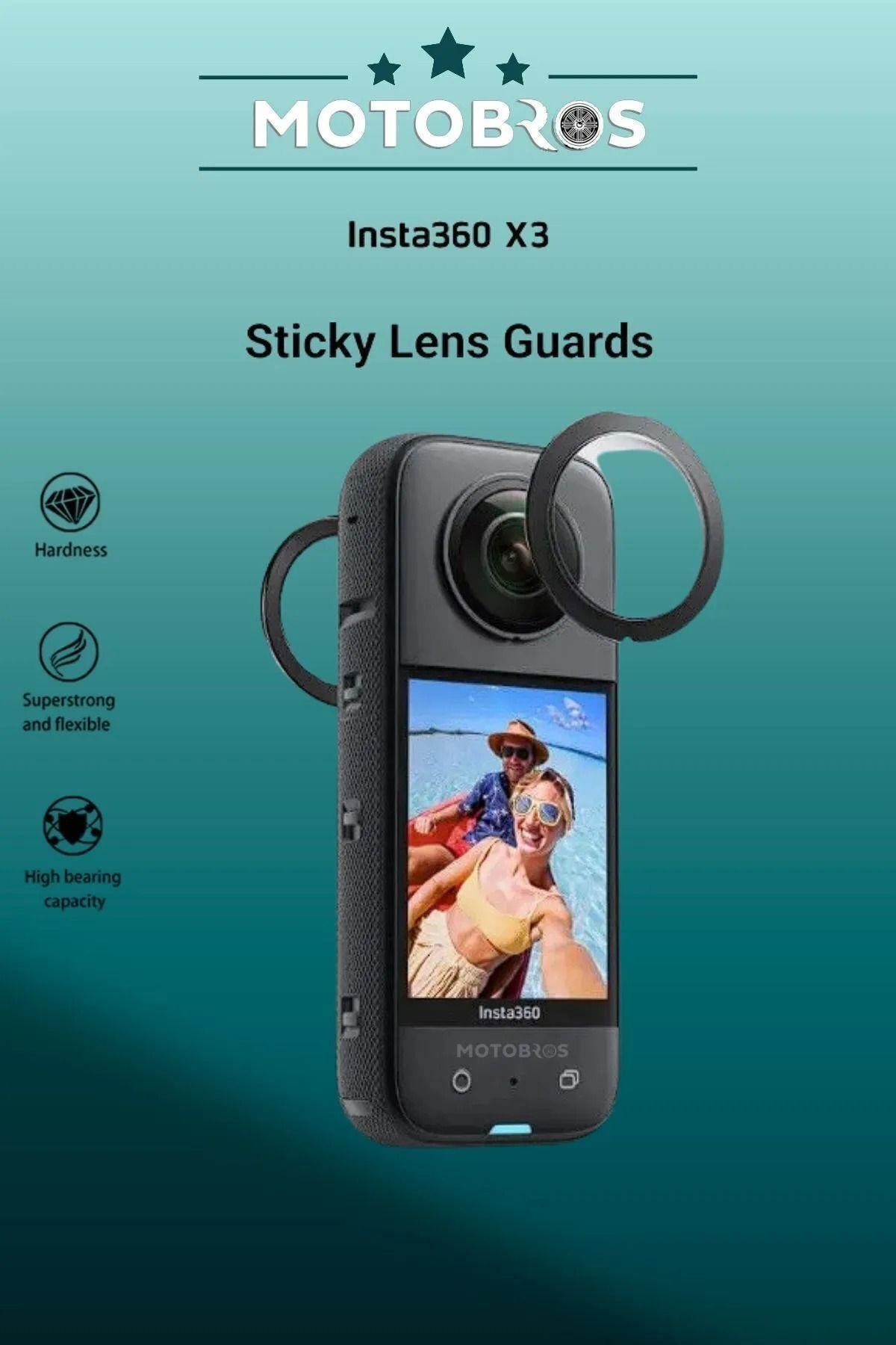 Insta 360 X3 Lens Koruyucu Insta 360 One X3 Uyumlu Lens Guard