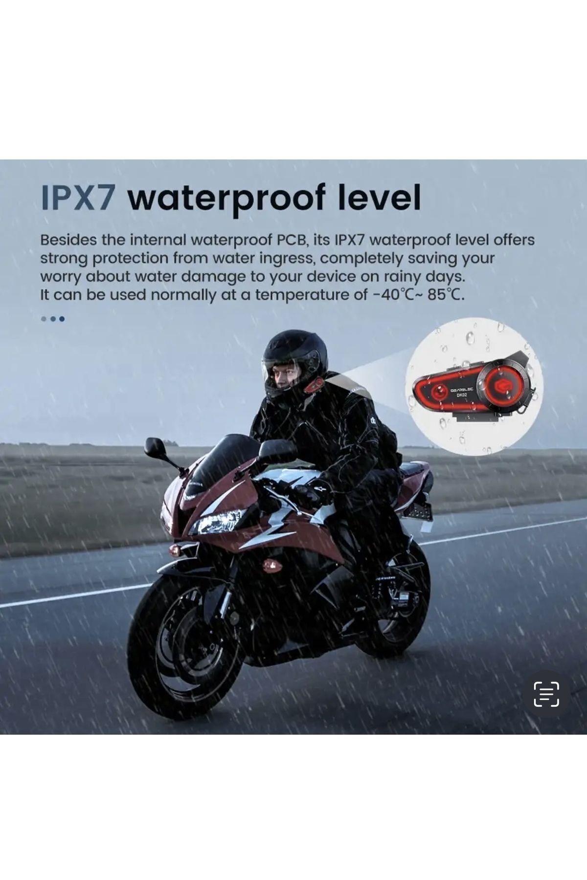 Kask Kulaklık Rgb Işıklı Motosiklet Bluetooth Kulaklık Mah Batarya Led Işık