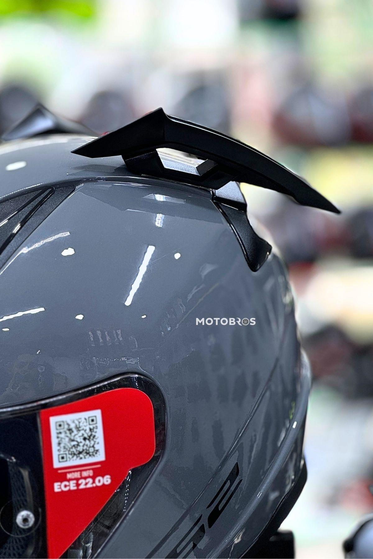 Kask Spoiler Aerodinamik Spoiler Universal Siyah 2 Adet