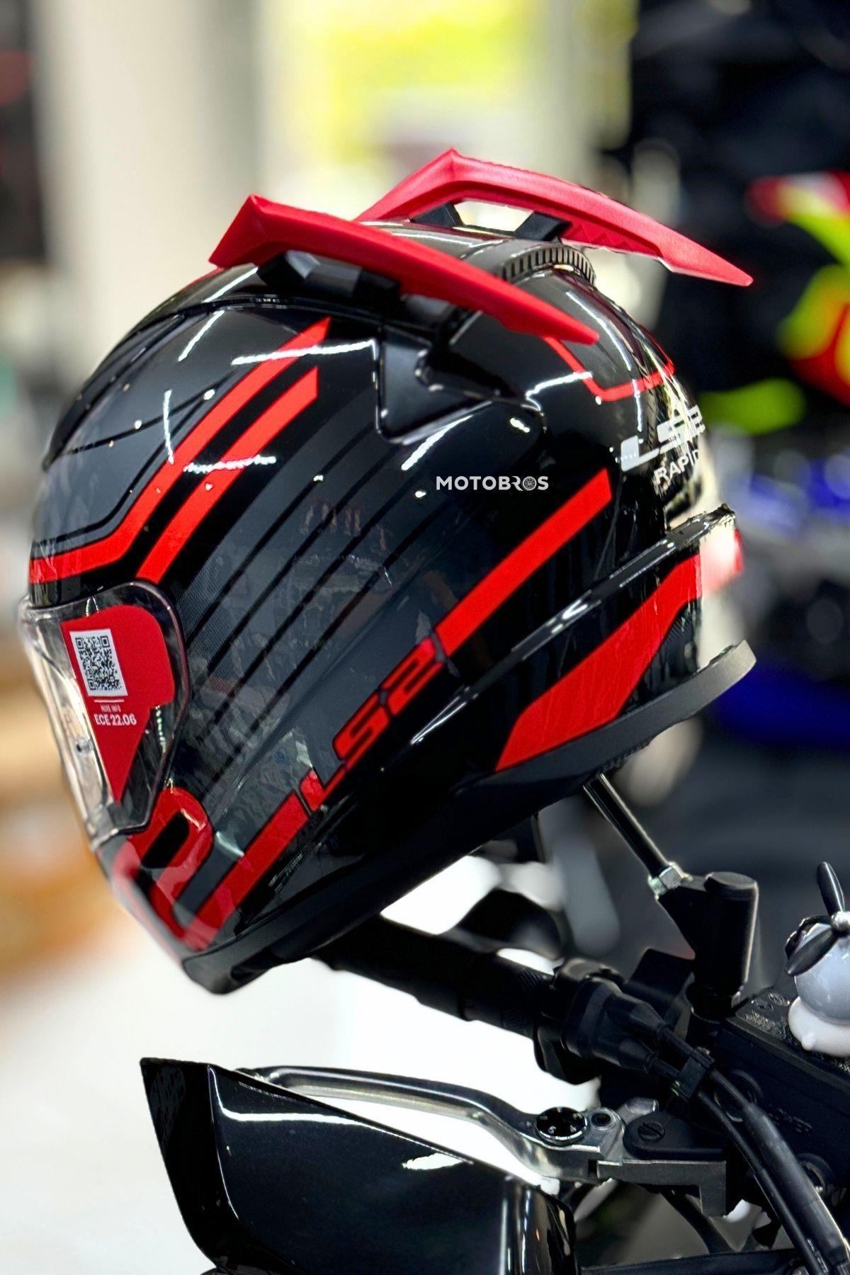 Kask Spoiler Aerodinamik Spoiler Universal Kırmızı 2 Adet