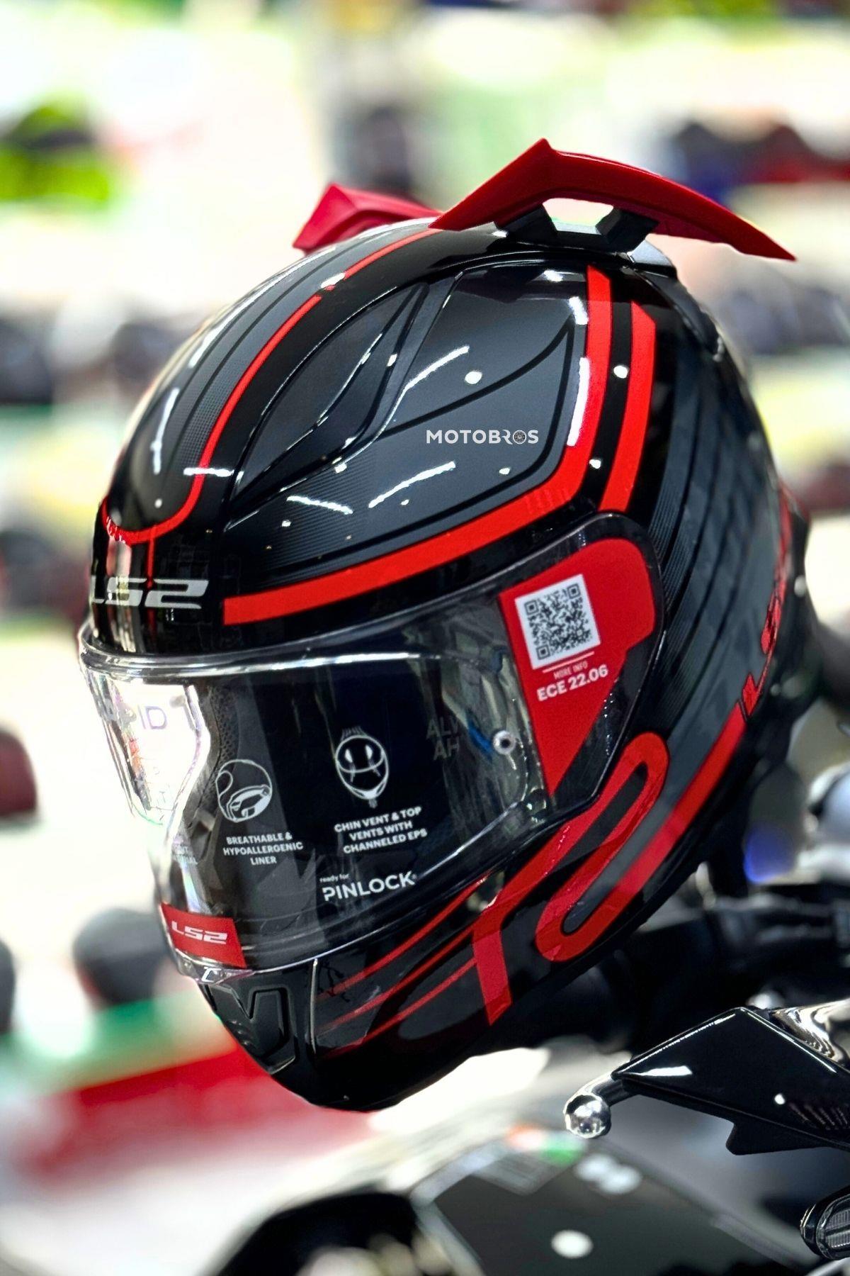 Kask Spoiler Aerodinamik Spoiler Universal Kırmızı 2 Adet