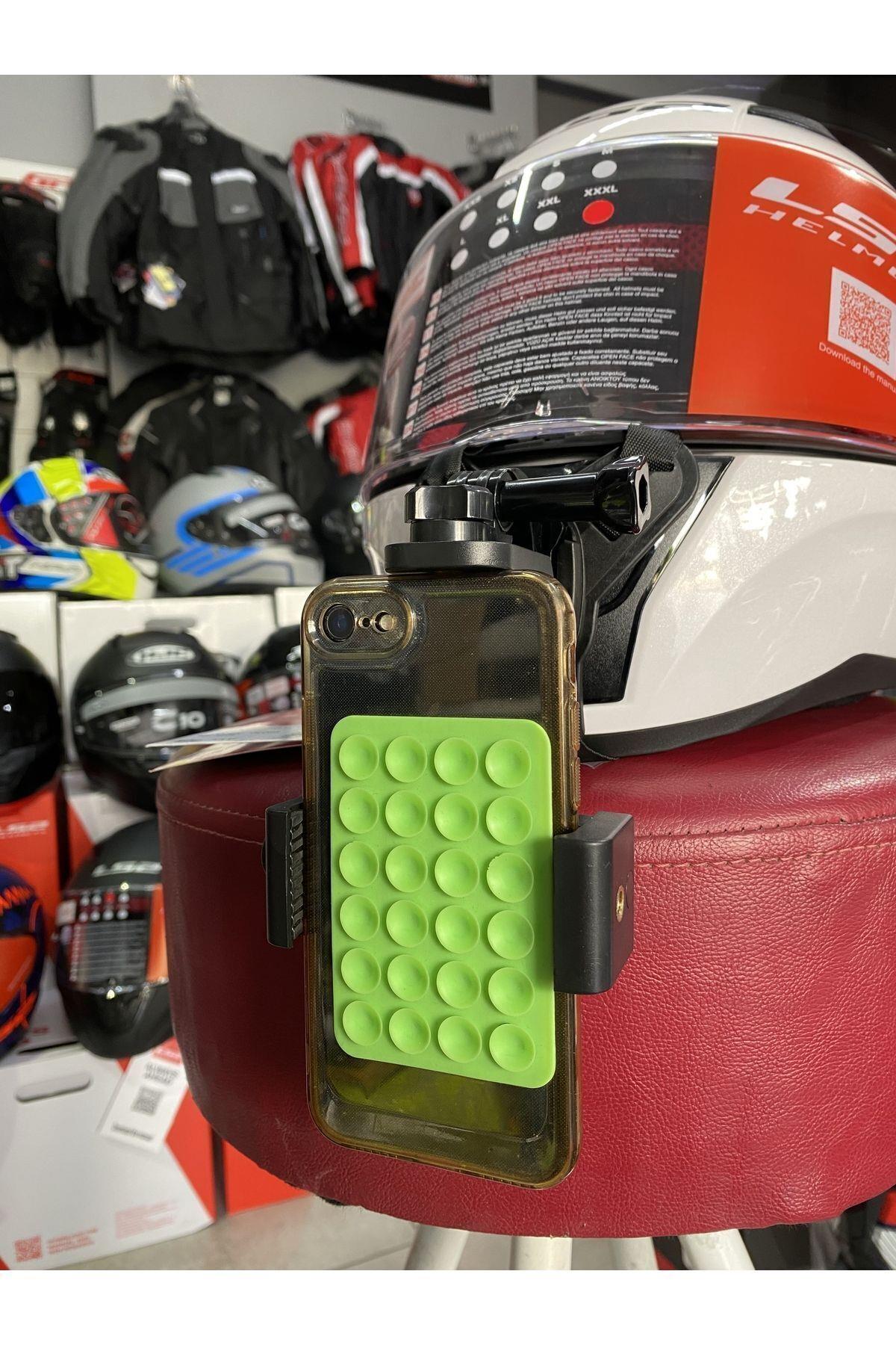 Kask Telefon Tutucu - Kumandalı