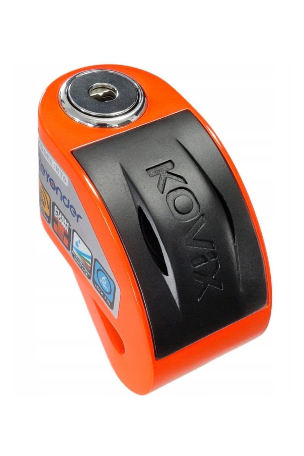 KOVIX Kd6-bm Alarmlı Disk Kilit Turuncu