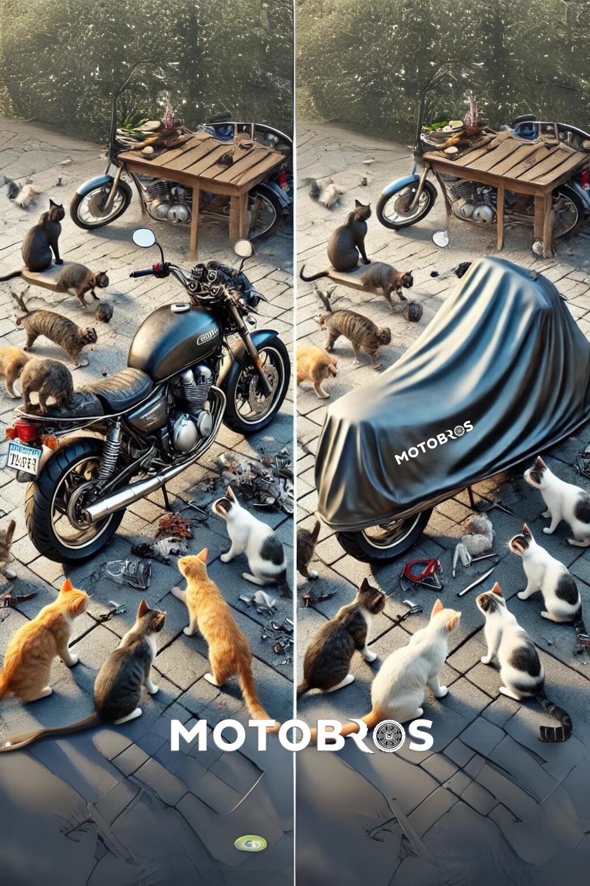 KUBA VALENTIN Uyumlu Motosiklet Brandası (EN KALIN) Kumaş Ömürlük Kullanım (TOKALI)