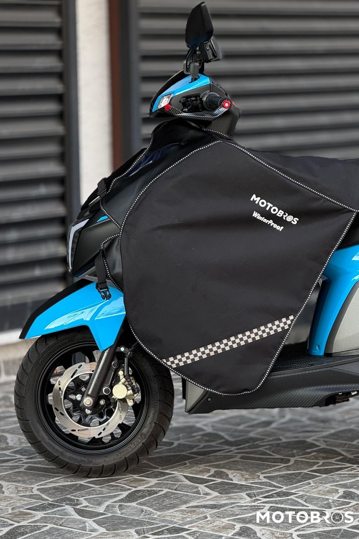 Kymco Agility Motosiklet Diz Örtüsü Scooter Diz Örtüsü Premium (Su ve Rüzgar Geçirmez)