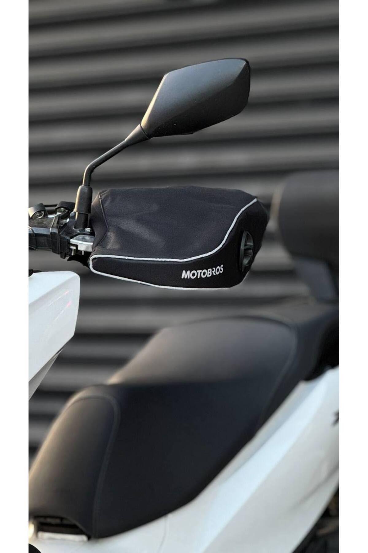 M-7 Premium  Uyumlu  Motosiklet Motor Su-Rüzgar Geçirmez Gidon Sabitlemeli Bütün Motorlara Uygun