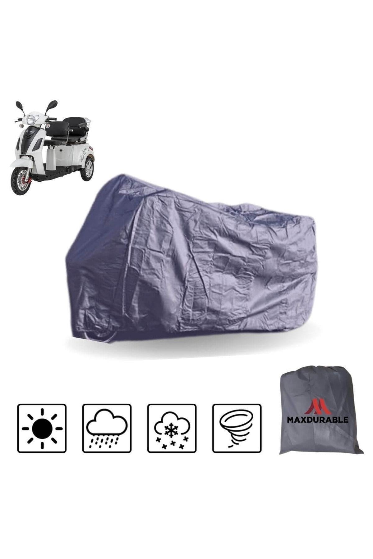Mondial E Mon Assist Ds 2 Kişilik Elektrikli Motor Motosiklet Koruma Brandası