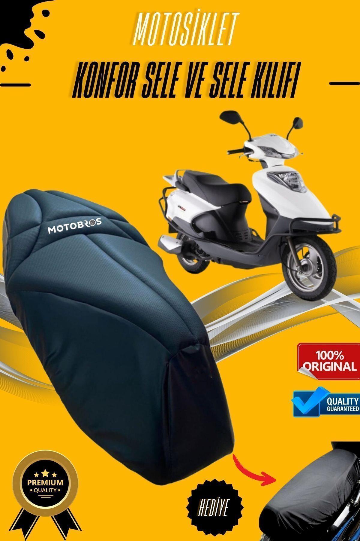 MONDİAL FURY 110 Konfor Sele Ve Sele Kılıfı Visco Sünger (KILIF HEDİYELİ)