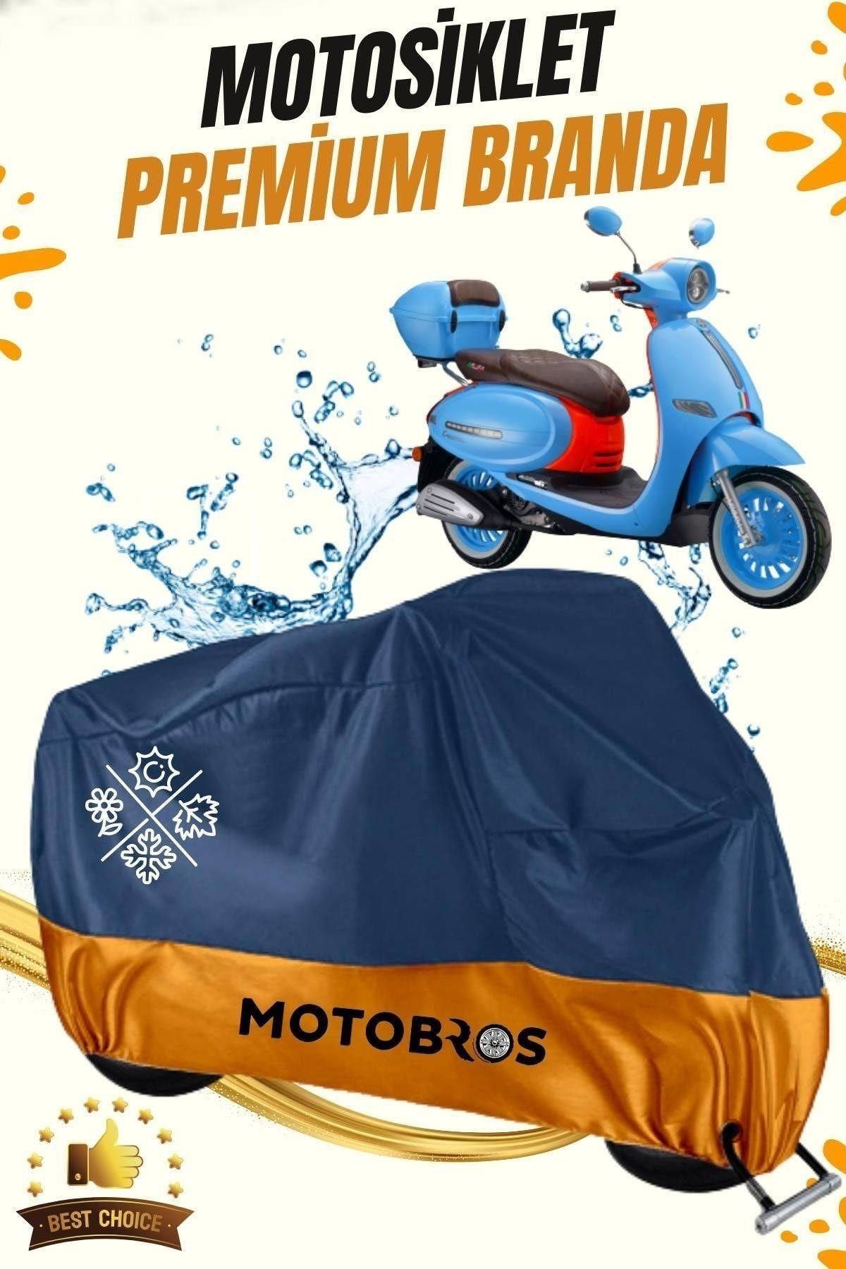 Motosiklet Arora Cappucino 125 Lüx Premium Paraşüt Kumaşı Branda Su Geçirmez Ömürlük Kullanım