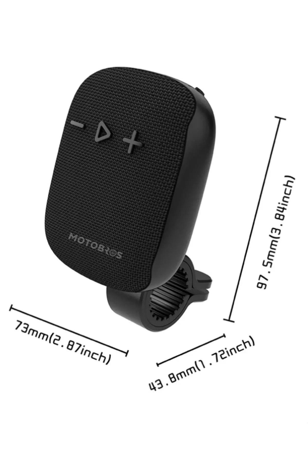 Motosiklet Bisiklet Hoparlör Bluetooth Şarjlı Hoparlör Ses Sistemi