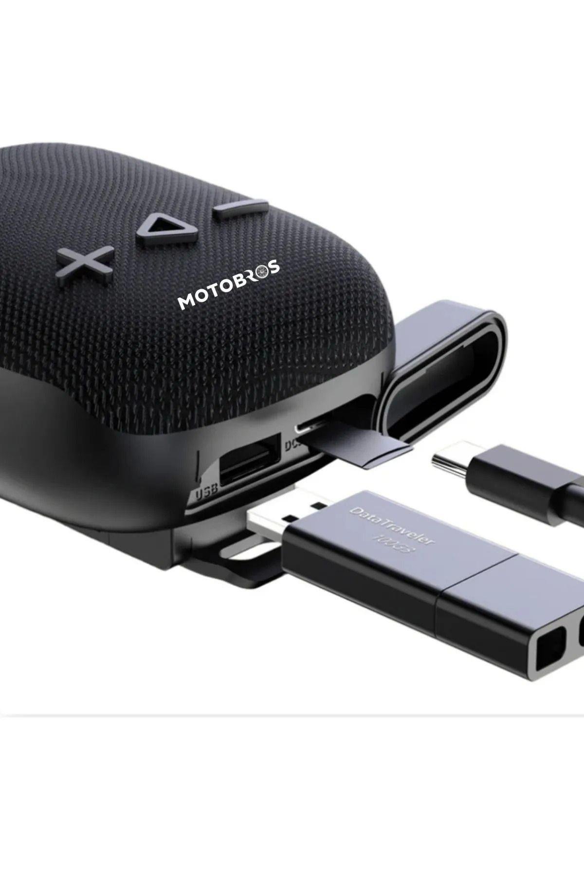 Motosiklet Bisiklet Hoparlör Bluetooth Şarjlı Hoparlör Ses Sistemi