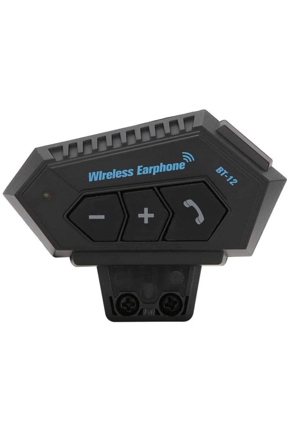 Motosiklet Bluetooth Kask Kulaklık Dinleme Ve Konuşma Özellikli Su Geçirmez