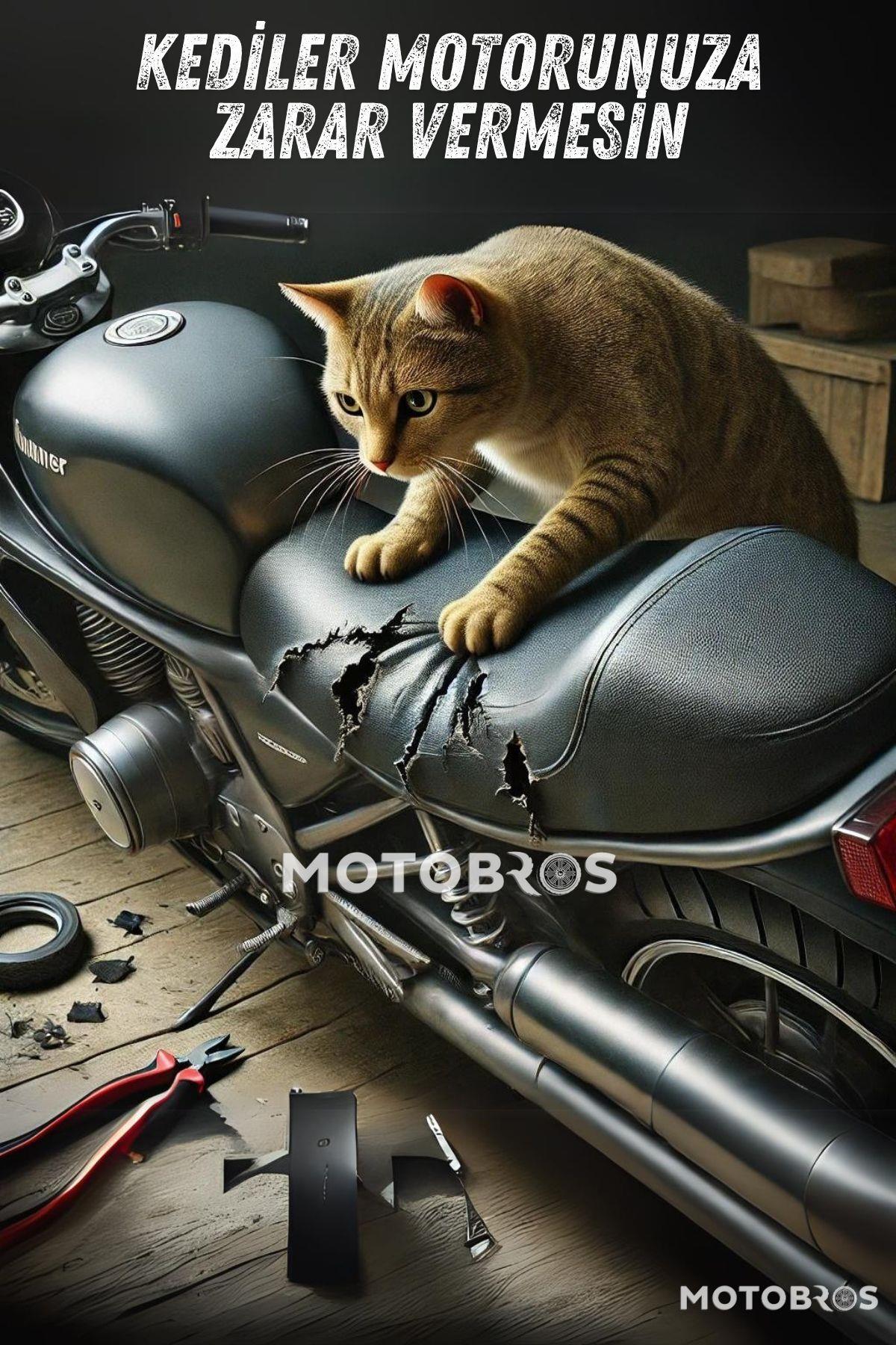 Motosiklet Branda Arora Mojito Pro S Siyah Su Geçirmez Dayanıklı (EN KALIN) Kumaş Ömürlük Kullanım