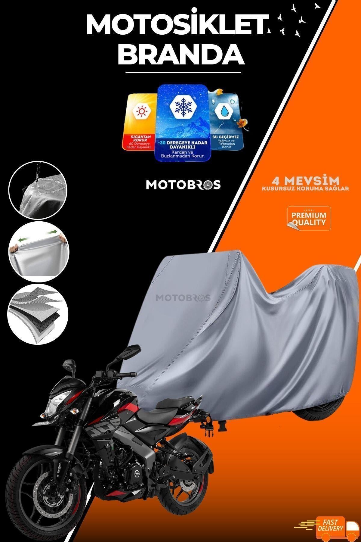 Motosiklet Branda Bajaj Pulsar Ns200 (EN KALIN) Kumaş Ömürlük Kullanım (TOKALI)