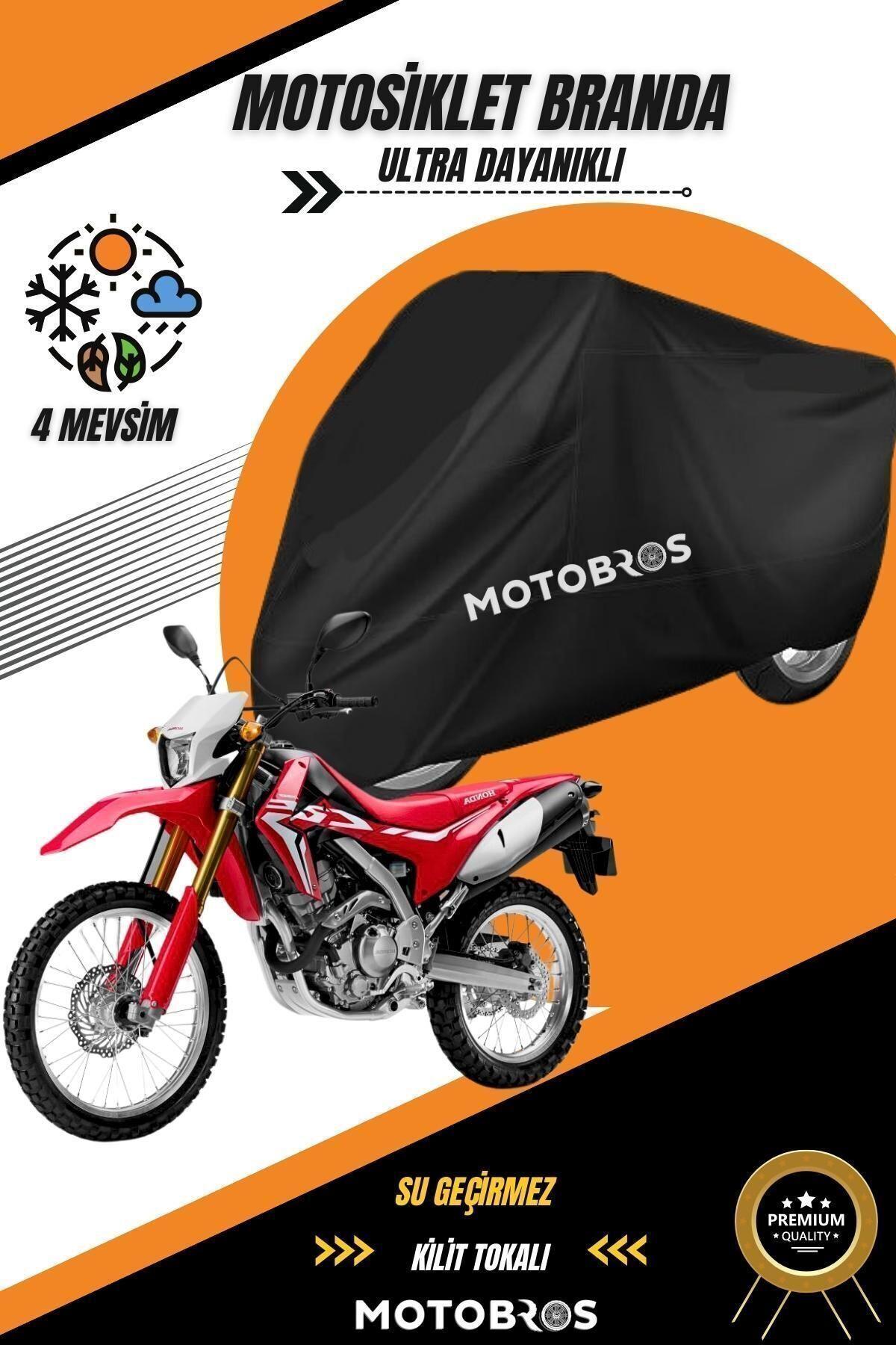 Motosiklet Branda Honda Crf Siyah Su Geçirmez Dayanıklı (EN KALIN) Kumaş Ömürlük Kullanım