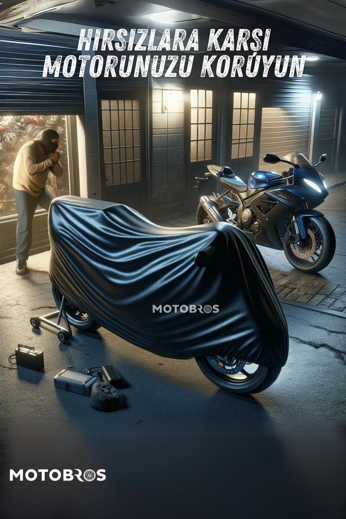 Motosiklet Branda Yamaha Nmax Siyah Su Geçirmez Dayanıklı (EN KALIN) Kumaş Ömürlük Kullanım