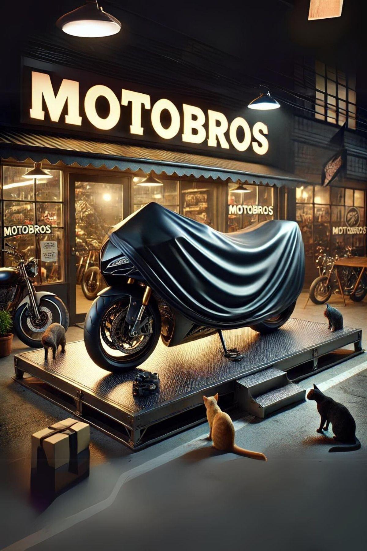Motosiklet Branda Yamaha Nmax Siyah Su Geçirmez Dayanıklı (EN KALIN) Kumaş Ömürlük Kullanım