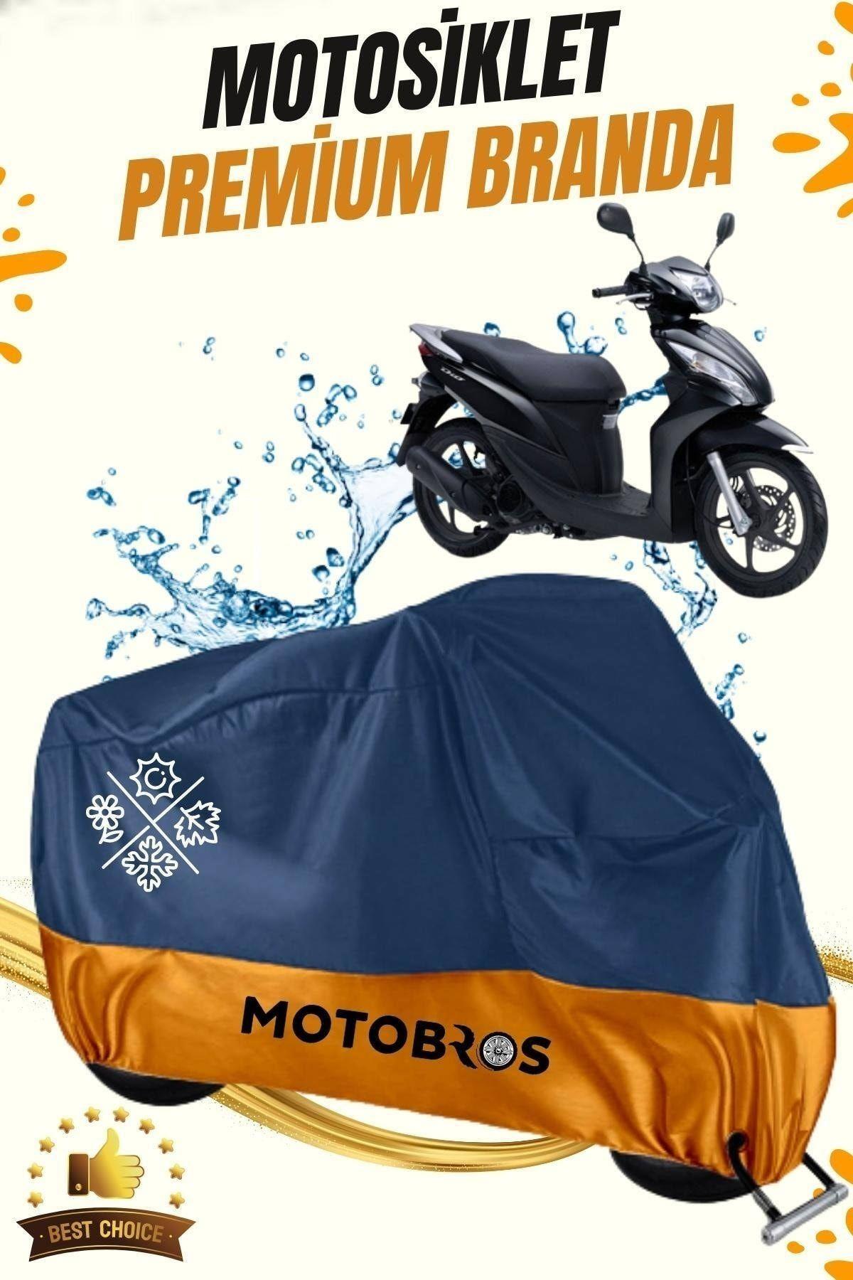 Motosiklet Honda Dio Uyumlu Lüx Paraşüt Kumaşı Premium Branda Su Geçirmez Ömürlük Kullanım