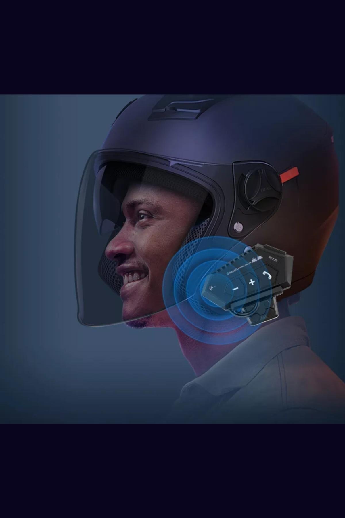 MOTOSİKLET İNTERCOM SETİ KASK KULAKLIĞI PREMİUM MODEL ÇİFT BAĞLANTILI