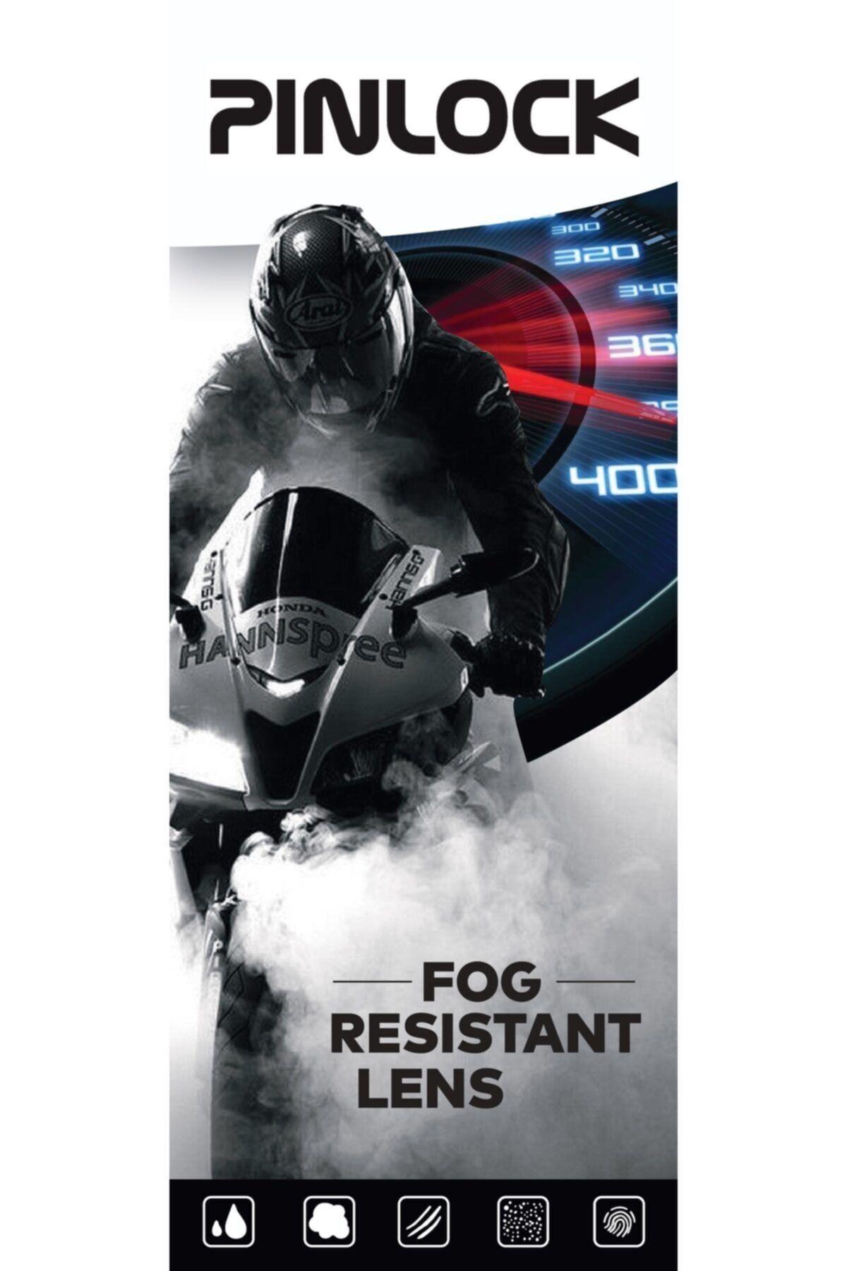 Motosiklet Kask Vizör Buğu Buhar Önleyici Universal Pinlock Film ( 2'li )