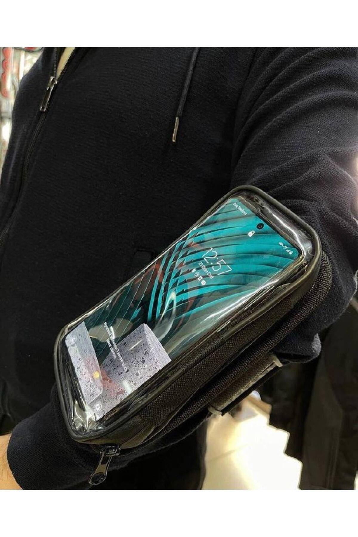 Motosiklet Kola Takılan Telefon Tutucu Kol Telefon Tutucu Su Geçirmez 6.7