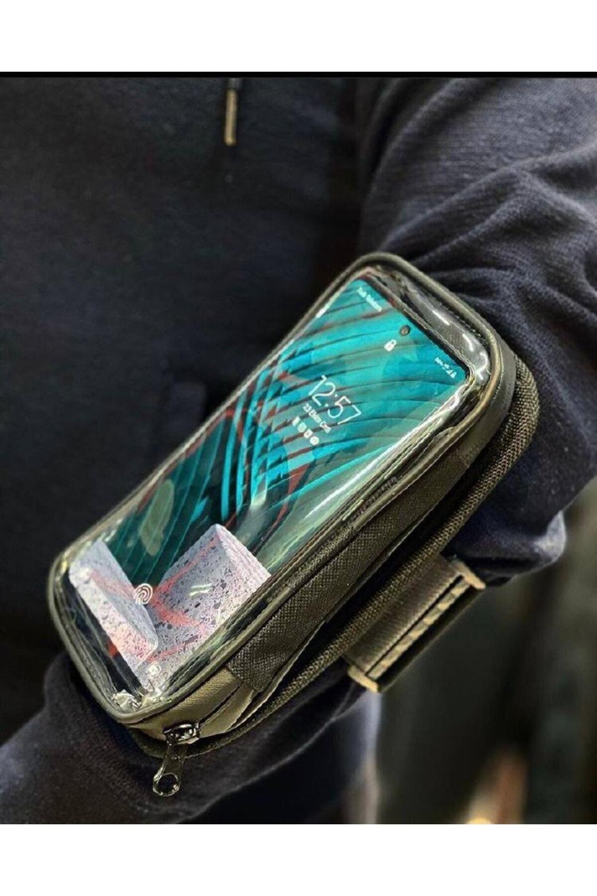 Motosiklet Kola Takılan Telefon Tutucu Kol Telefon Tutucu Su Geçirmez 6.7
