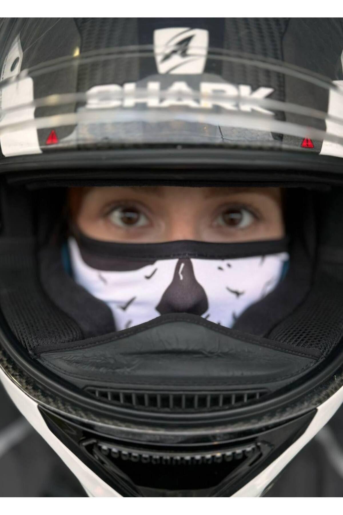 Motosiklet Kurukafa Balaklava Güneş Koruyucu Rüzgar Geçirmez Motor Maske Yüz Koruma