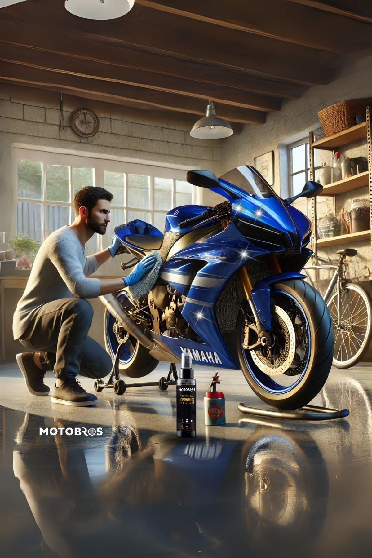 Motosiklet Seramik Katkılı Cila – Derin Parlaklık ve Uzun Süreli Koruma Motosiklet Cilası