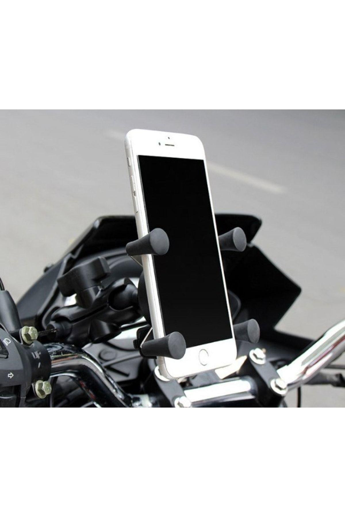 Motosiklet Telefon Tutucu Ahtapot Usb Şarjı Tutacak (hızlı Şarj Özellikli)