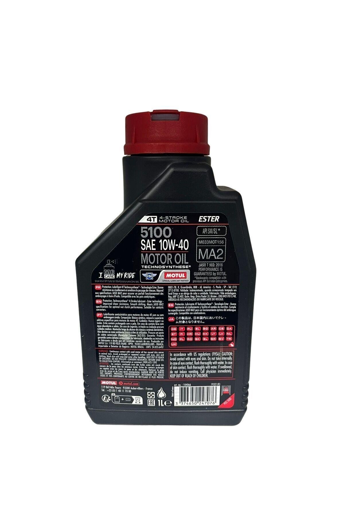 MOTÜL 5100 4T 10W-40 1L MOTOR YAĞI