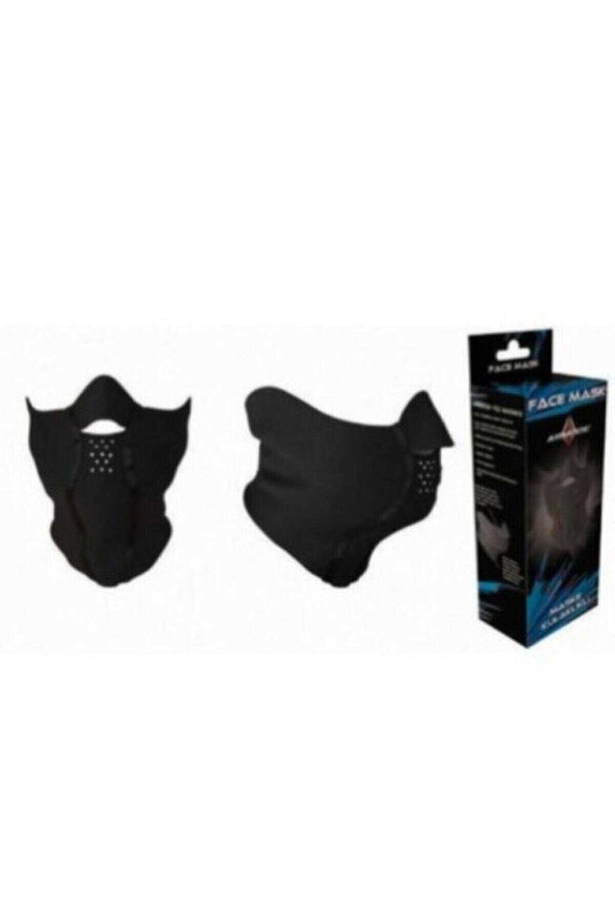 Neopren Motorcu Koruyucu Yüz Maskesi Boyun Korumalı Unisex