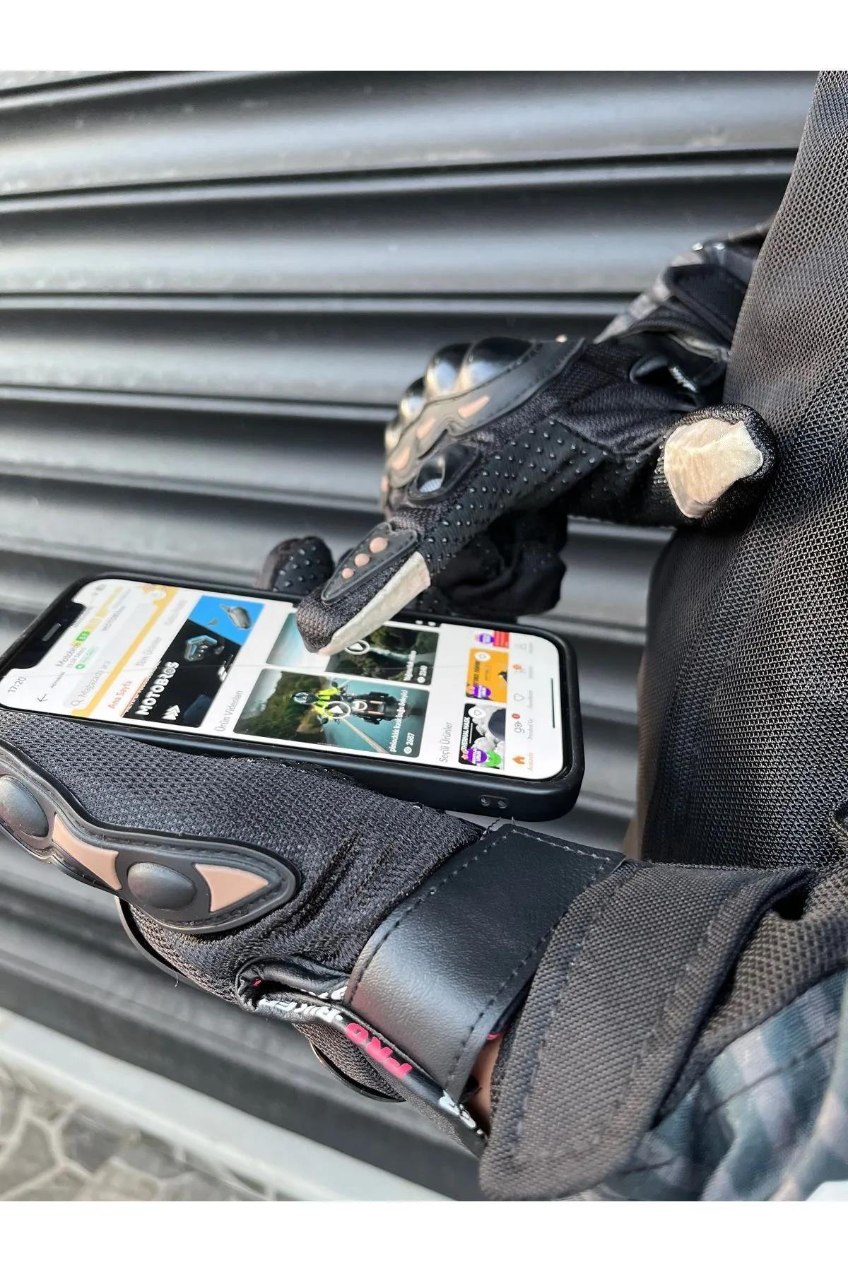 Probiker (Korumalı) Kışlık Eldiven Telefon Dokunmatikli