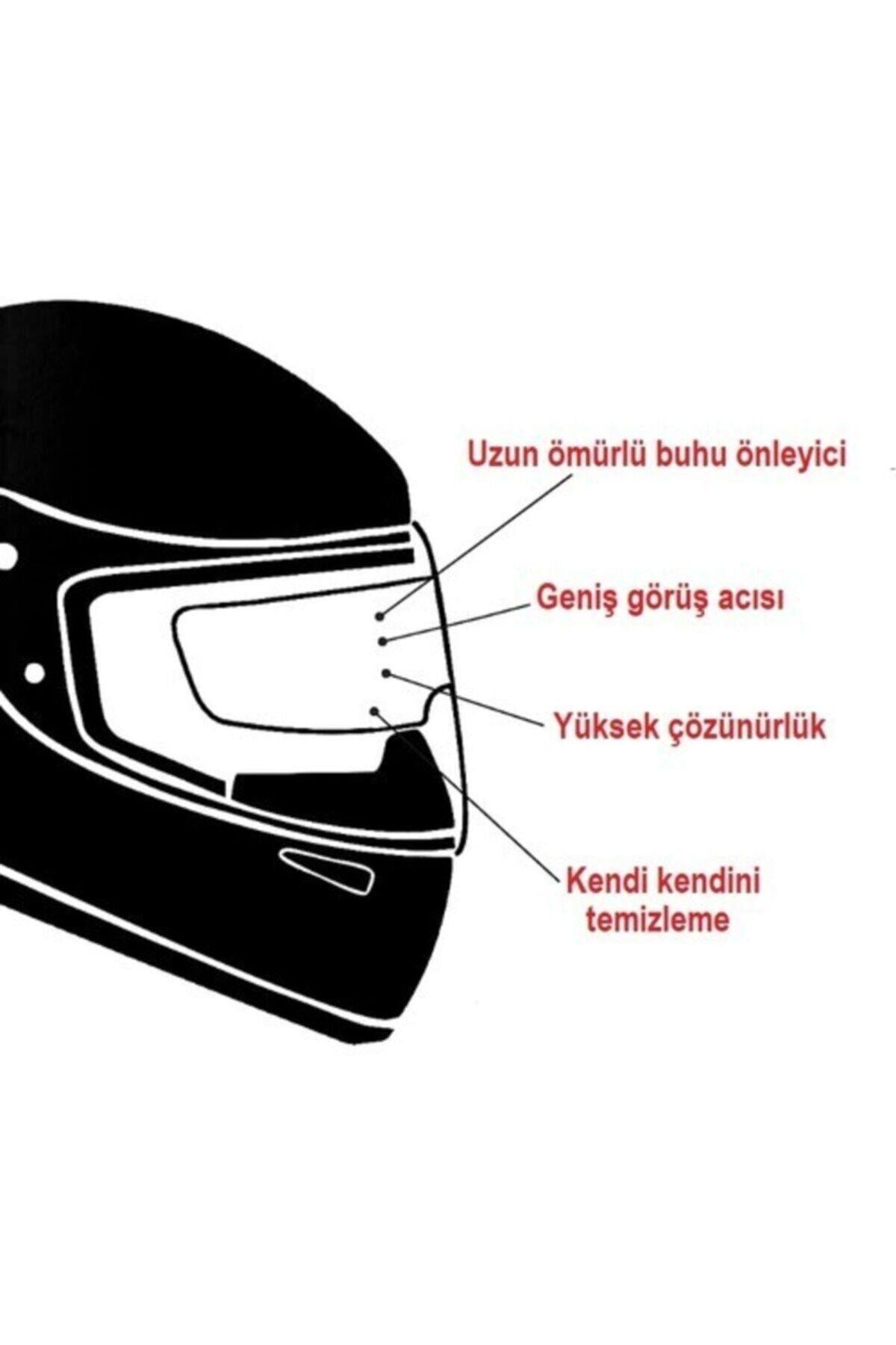 Üniversal Motosiklet Kaskı Buğu Buhar Önleyici Pinlock