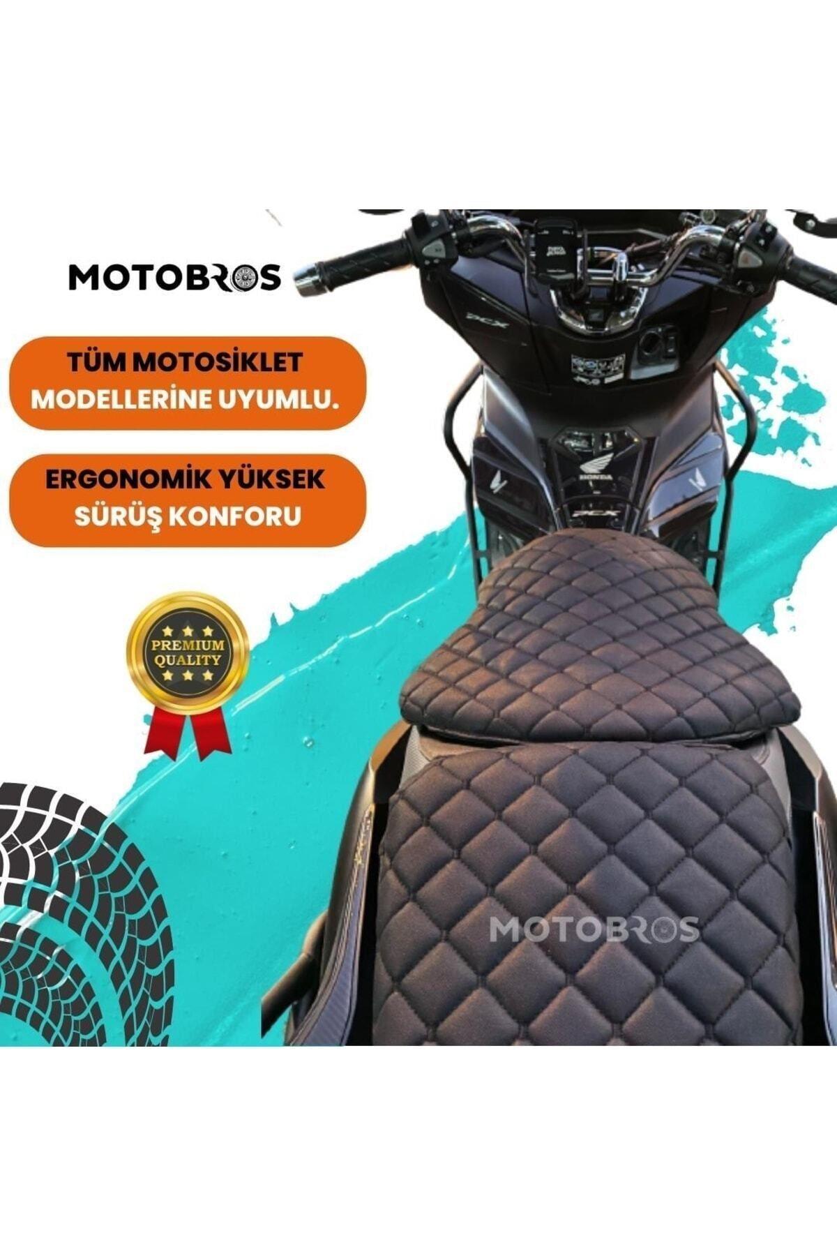 Universal Motosiklet Konfor Sele Ön Ve Arka Takım Tüm Motorlara Uyumlu