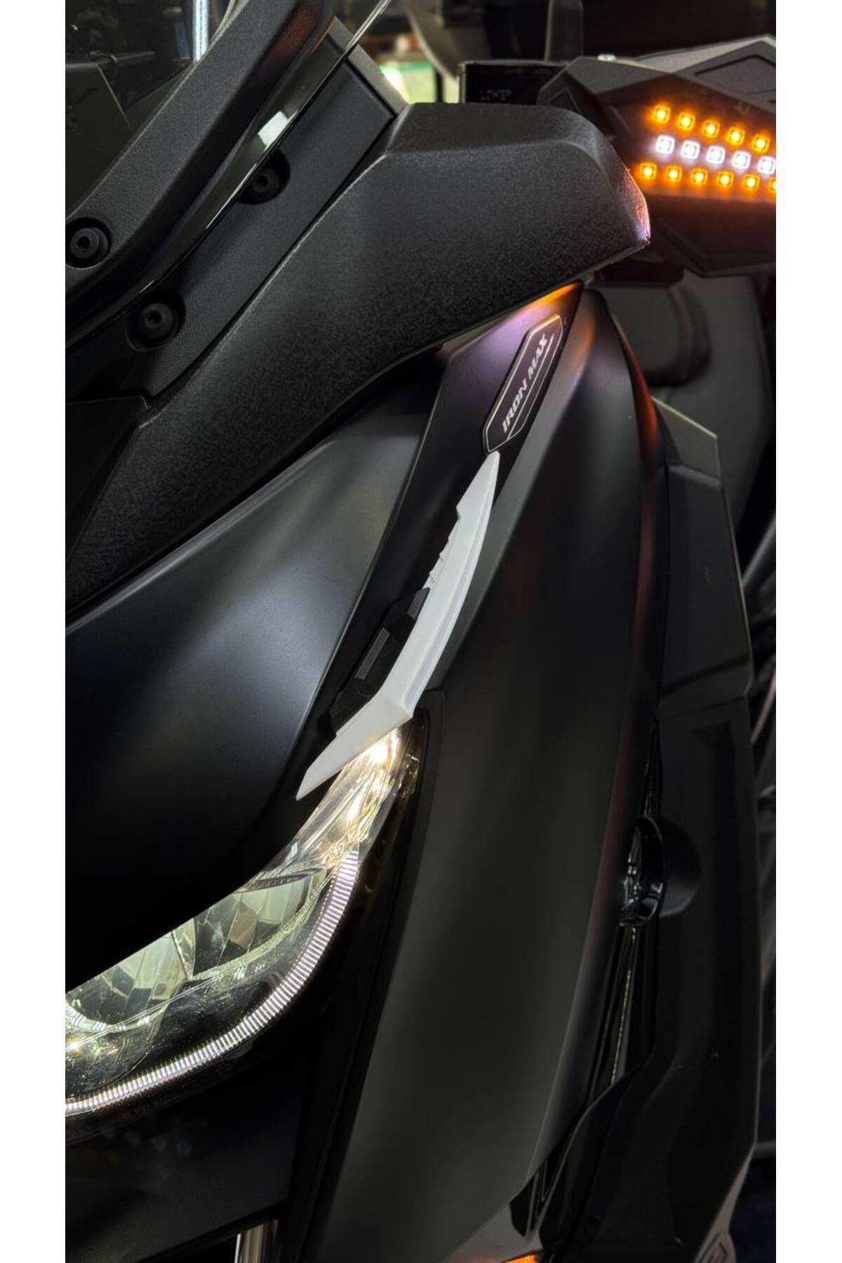 Universal Motosiklet Spoiler Beyaz  Tüm Motorlara Uygun Motosiklet Aksesuarı