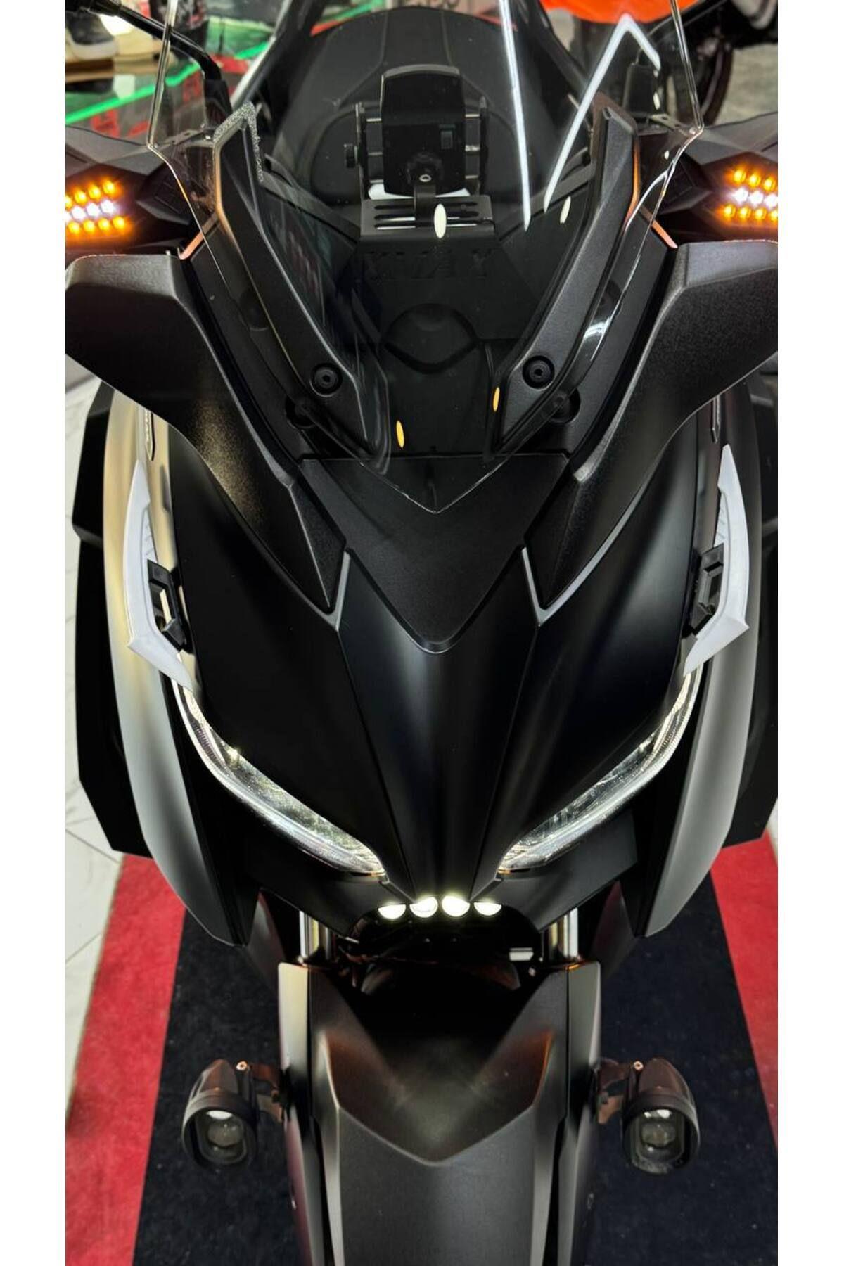 Universal Motosiklet Spoiler Beyaz  Tüm Motorlara Uygun Motosiklet Aksesuarı