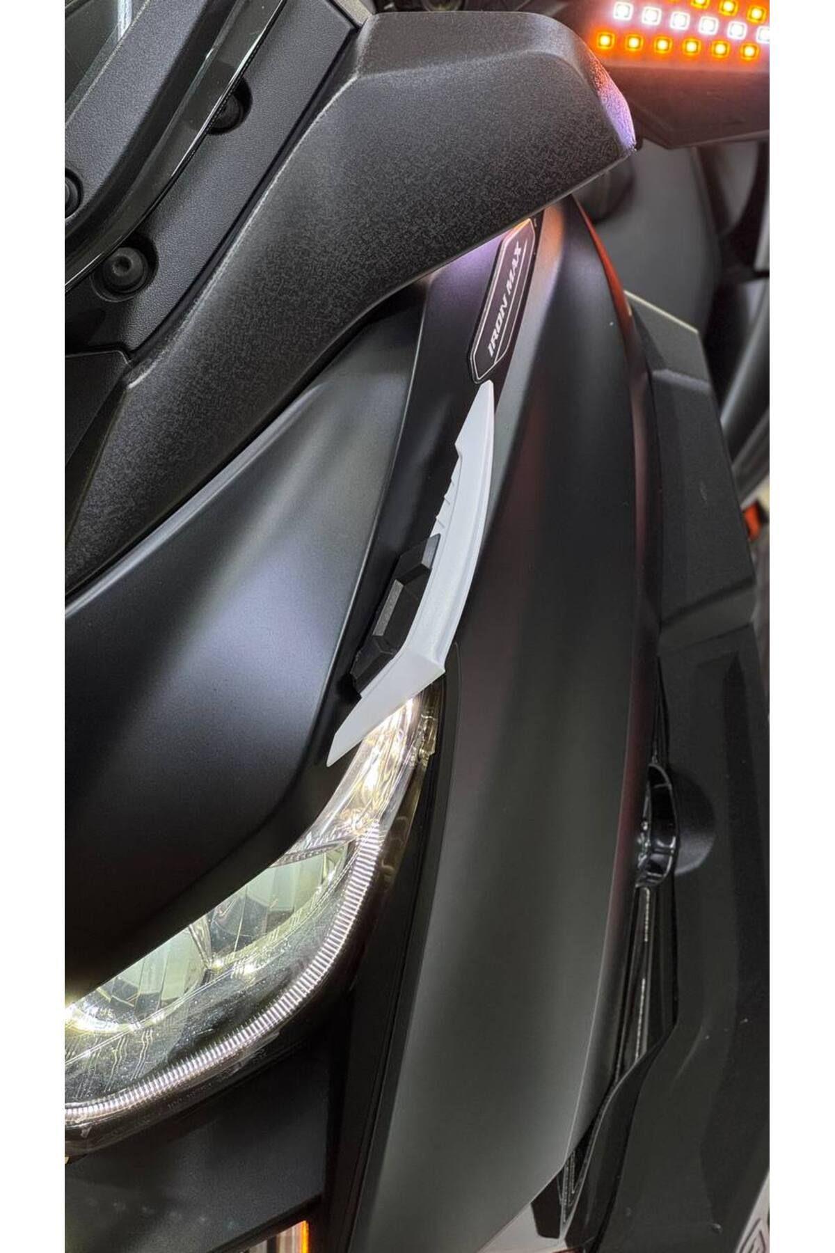 Universal Motosiklet Spoiler Beyaz  Tüm Motorlara Uygun Motosiklet Aksesuarı