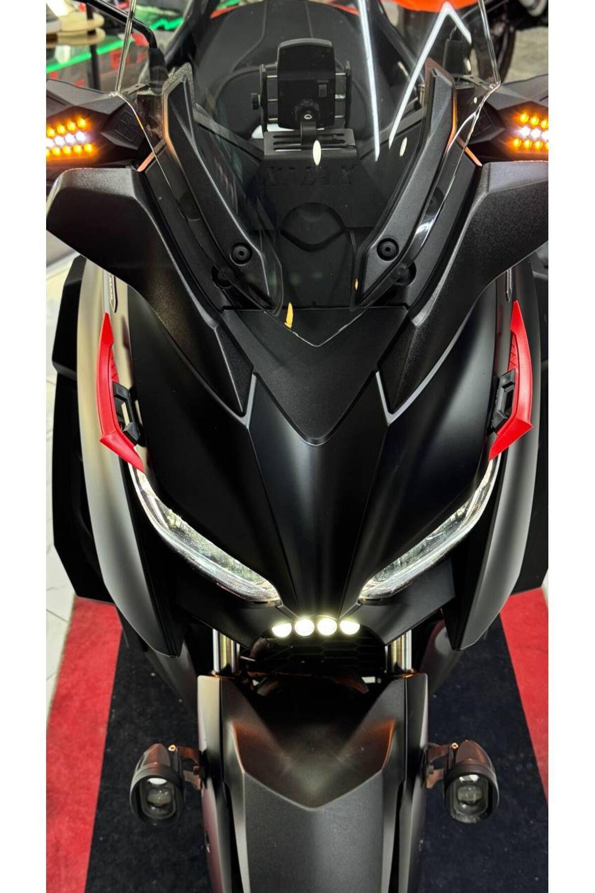 Universal Motosiklet Spoiler Kırmızı Tüm Motorlara Uygun Motosiklet Aksesuarı