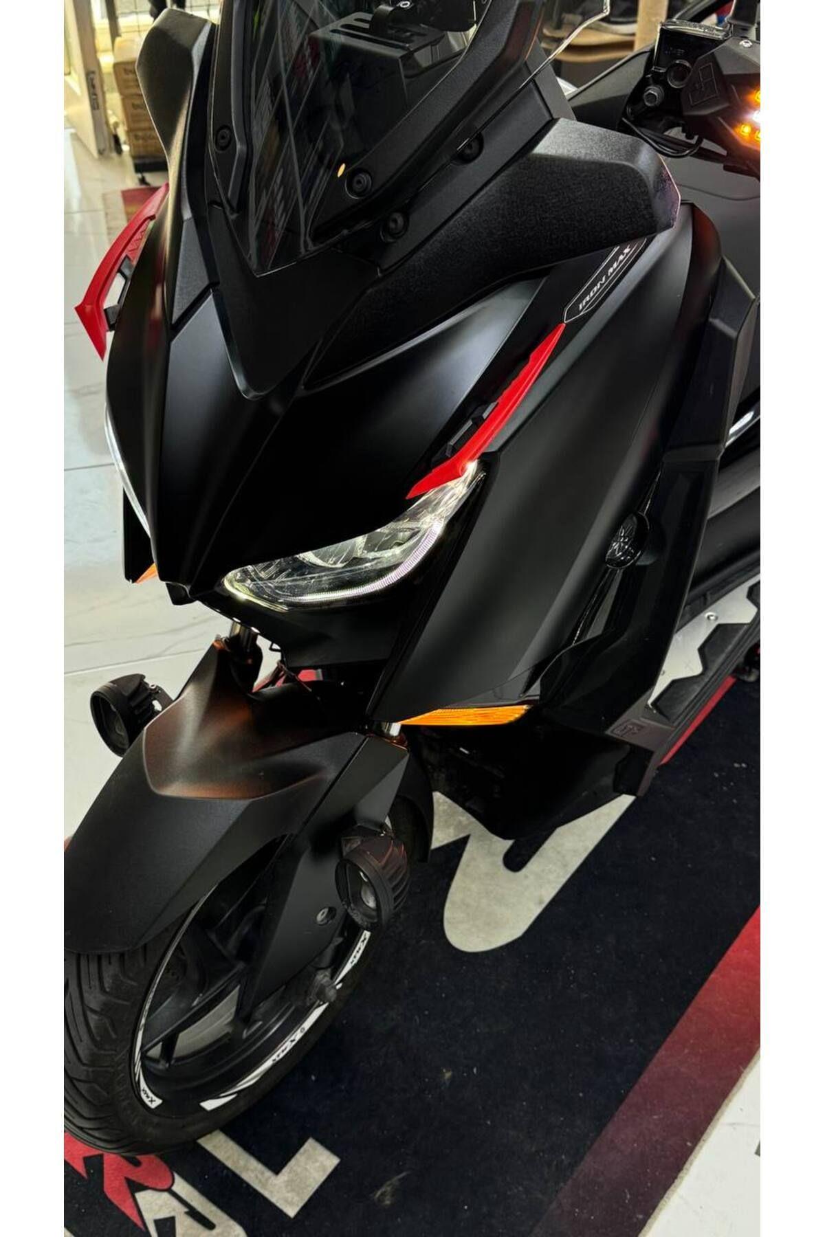 Universal Motosiklet Spoiler Kırmızı Tüm Motorlara Uygun Motosiklet Aksesuarı