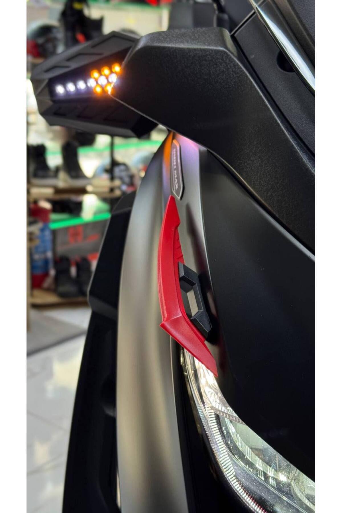Universal Motosiklet Spoiler Kırmızı Tüm Motorlara Uygun Motosiklet Aksesuarı