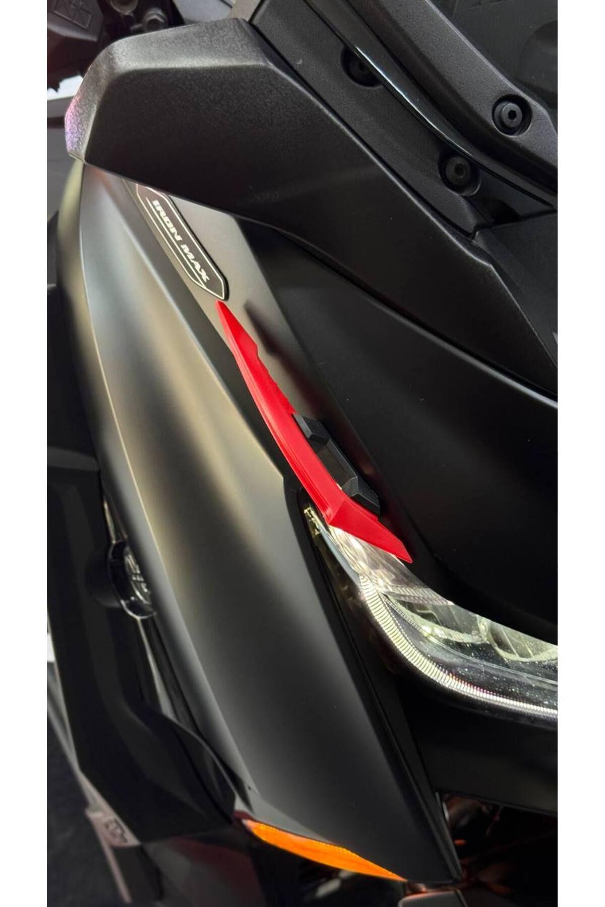 Universal Motosiklet Spoiler Kırmızı Tüm Motorlara Uygun Motosiklet Aksesuarı