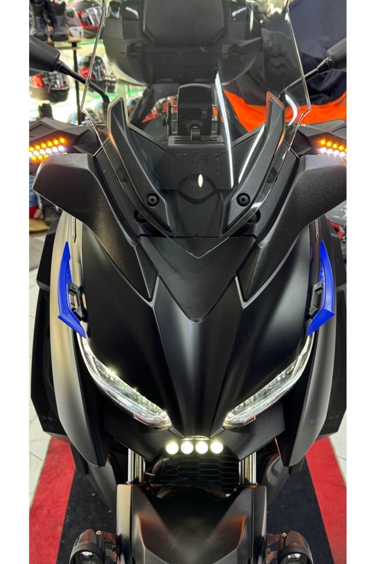 Universal Motosiklet Spoiler Mavi Tüm Motorlara Uygun Motosiklet Aksesuarı