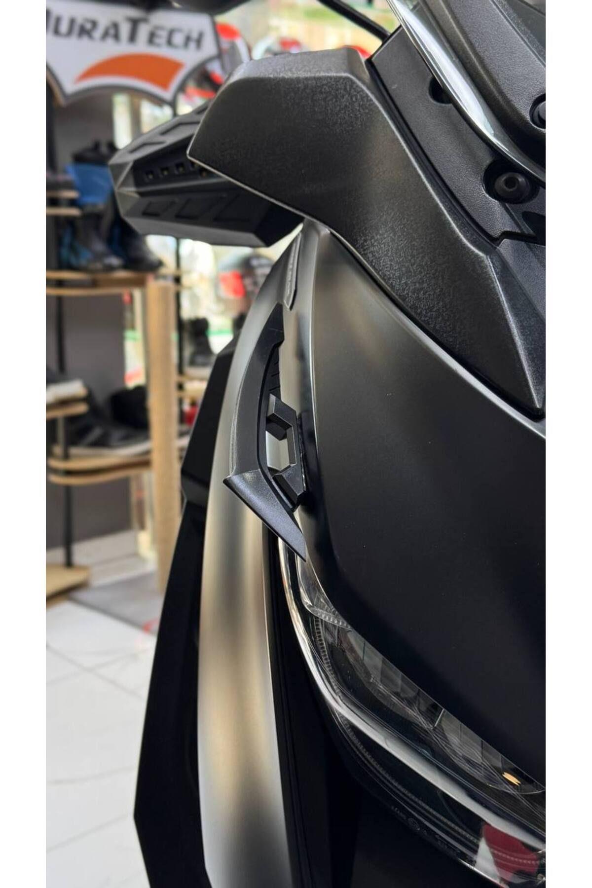 Universal Motosiklet Spoiler Siyah Tüm Motorlara Uygun Motosiklet Aksesuarı