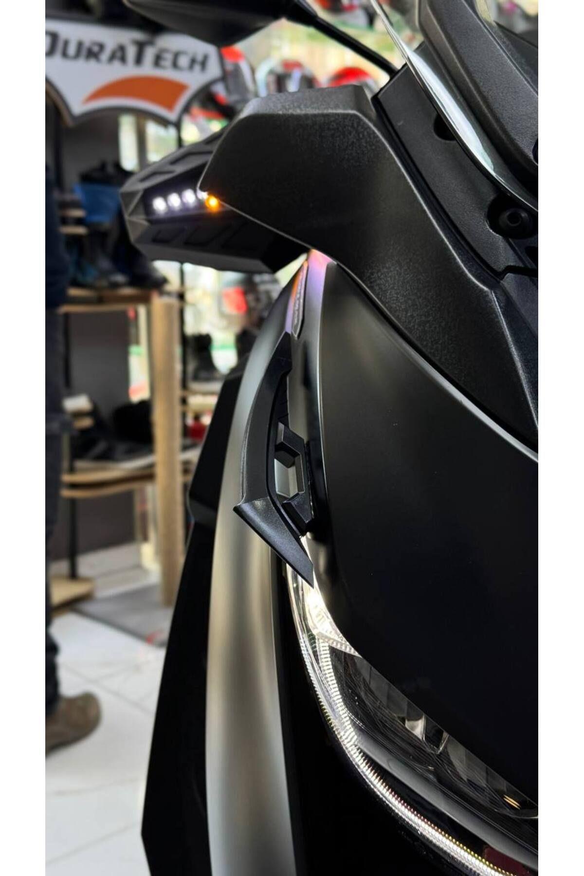 Universal Motosiklet Spoiler Siyah Tüm Motorlara Uygun Motosiklet Aksesuarı
