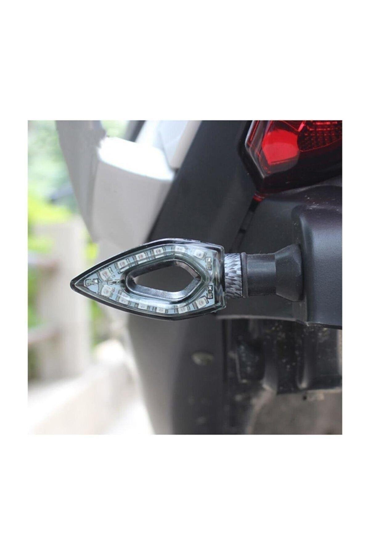 V Tipi Motosiklet Led Sinyal Takımı V12