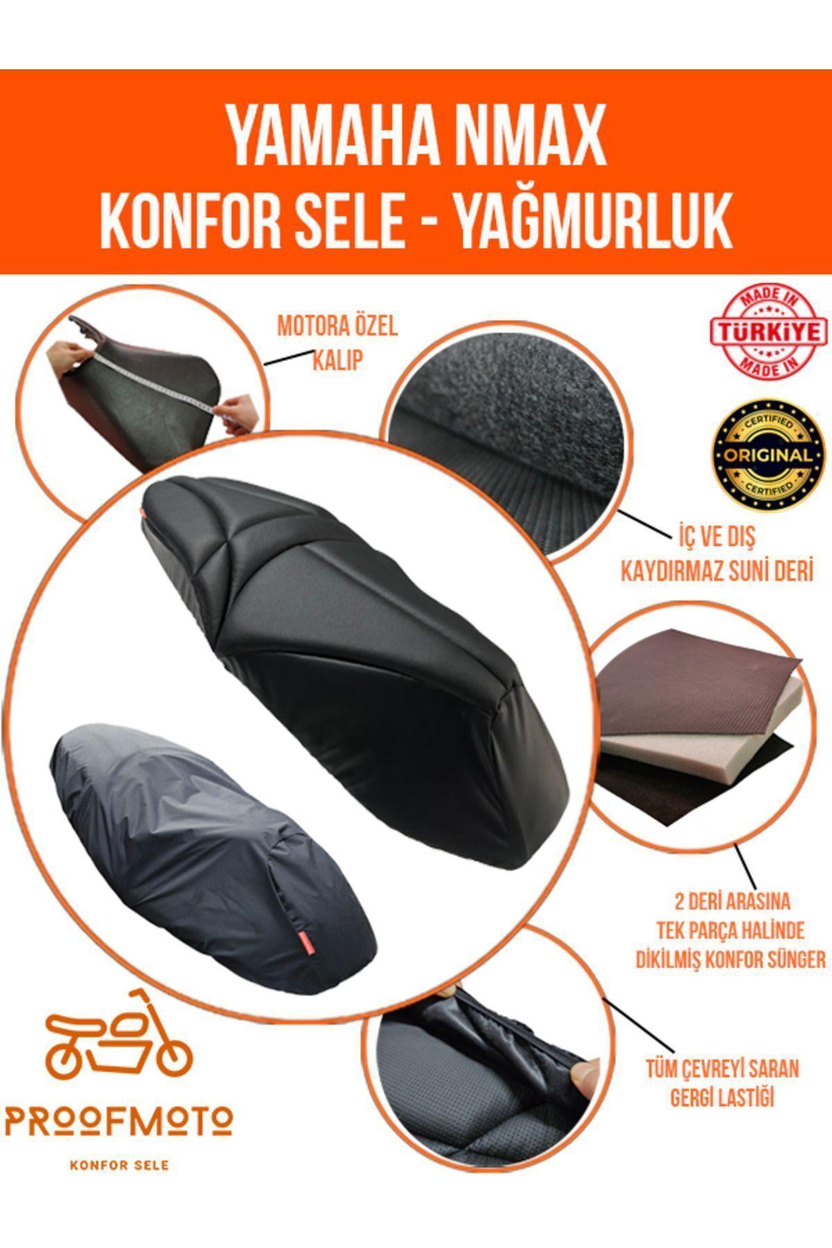 Yamaha Nmax (2015-2022) Konfor Sele Ve Yağmurluk Kılıfı