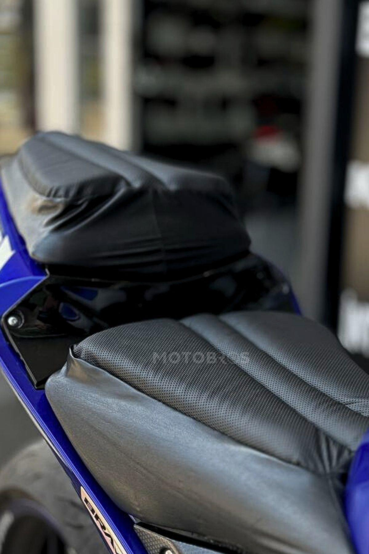 YAMAHA R25 Uyumlu Konfor Sele Visco Süngerli Sele Kılıfı (YIRTILMAYA DAYANIKLI)