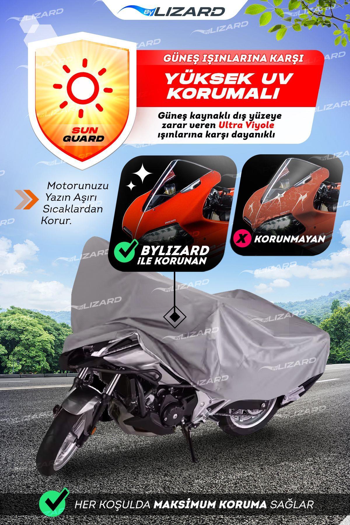 Yamaha Ybr 125 Esd Topcase, Arka Çanta Uyumlu  Motosiklet Branda, Motor Örtüsü , Çadır